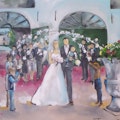 Live Painting huren bruiloft