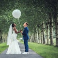 fotograaf huren bruiloft foto's ballon